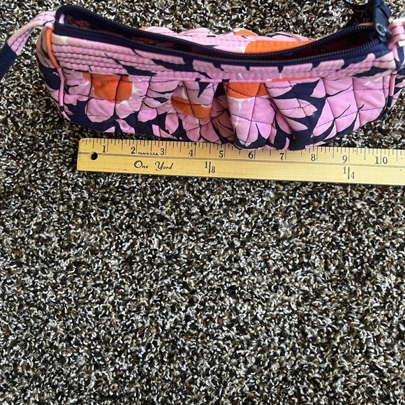 Vera Bradley Pink and Orange Floral Crossbody Bag - Picture 6 of 7
